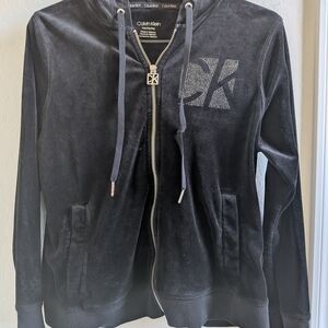 Calvin Klein Black Zip-Up Hoodie